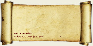 Jasmina Vukanović vizit kartica